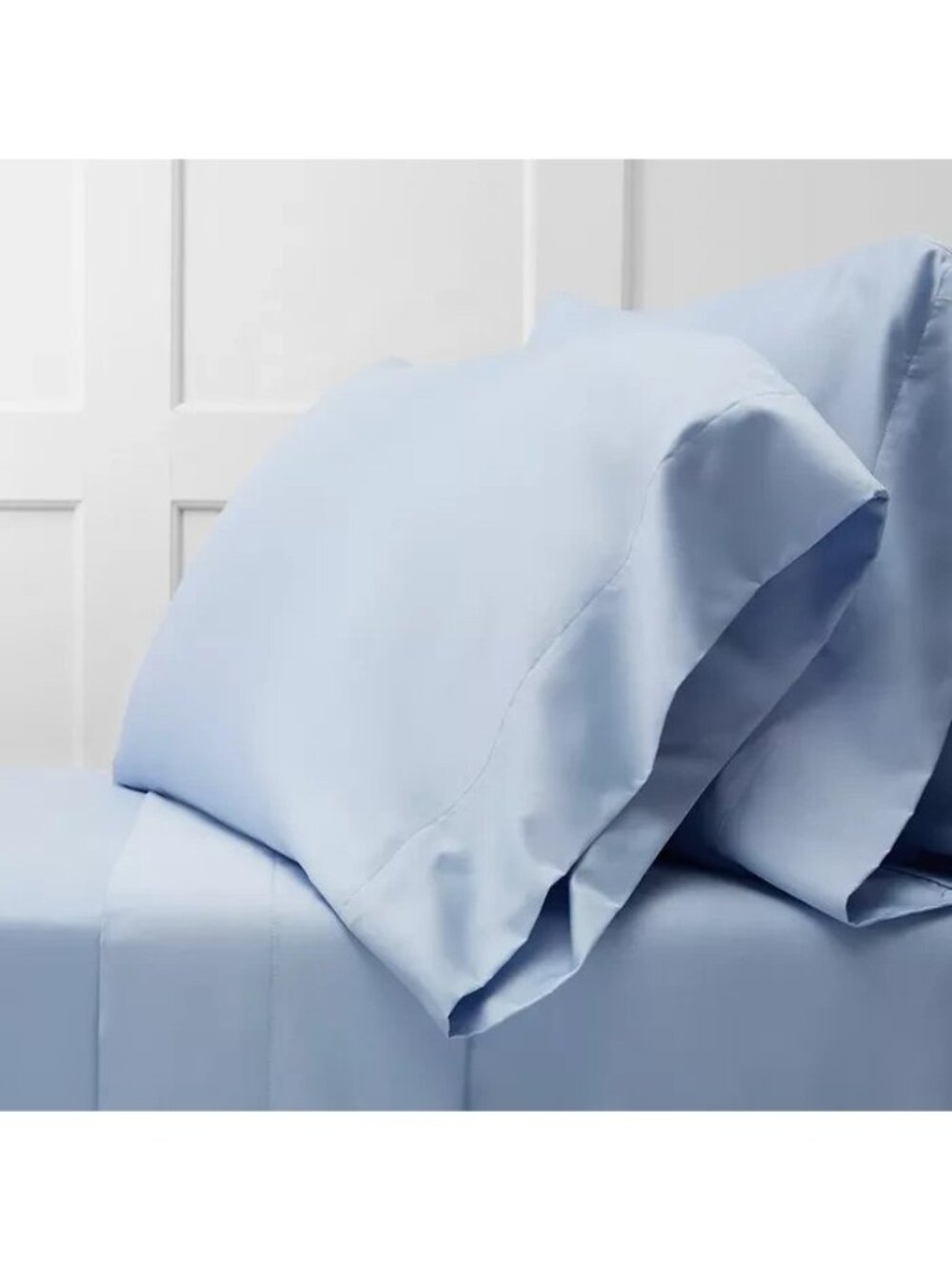 Sky 500TC Sateen Wrinkle-Resistant Sheet Set full bedding coast blue Pima Cotton